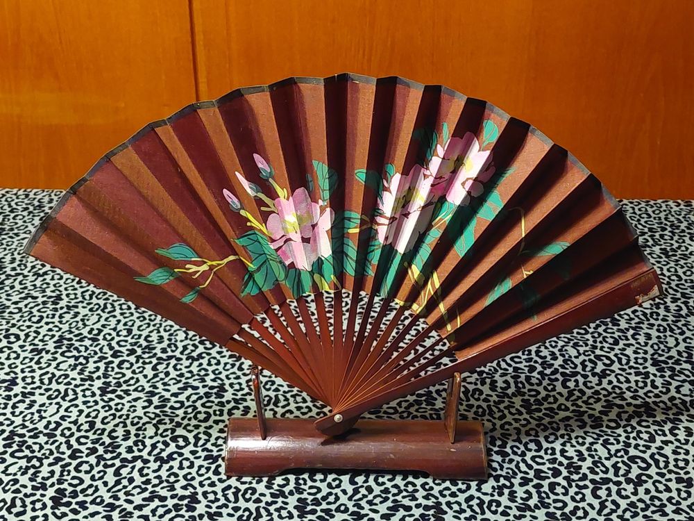 Chinesischer Handfächer Aus Reispapier | Traditioneller Fächer Zum Bemalen