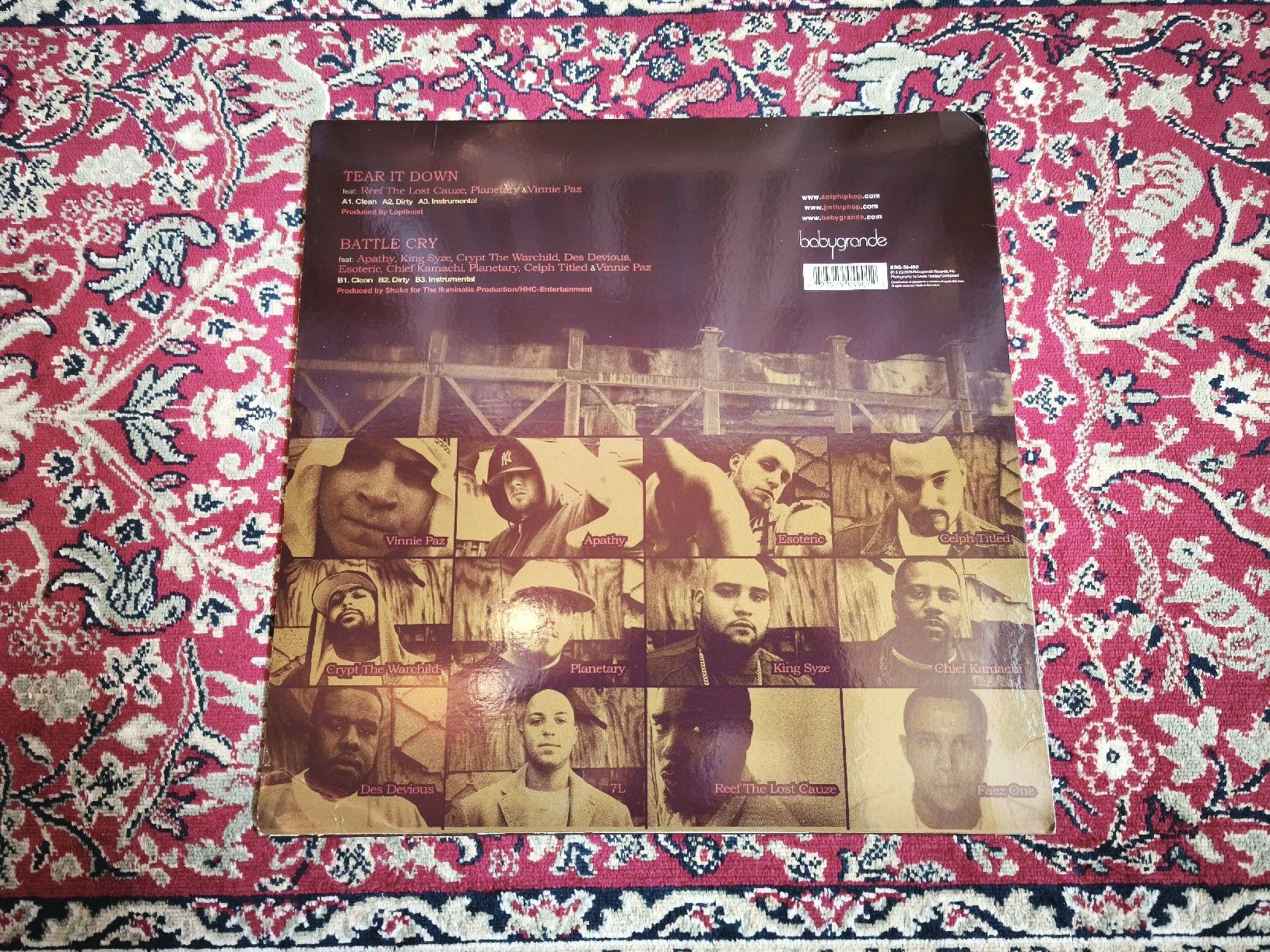 Dischi in vinile: Army Of The Pharaohs - Tear It Down – Usato da Kandersteg venduto da digginblackpearlz 1