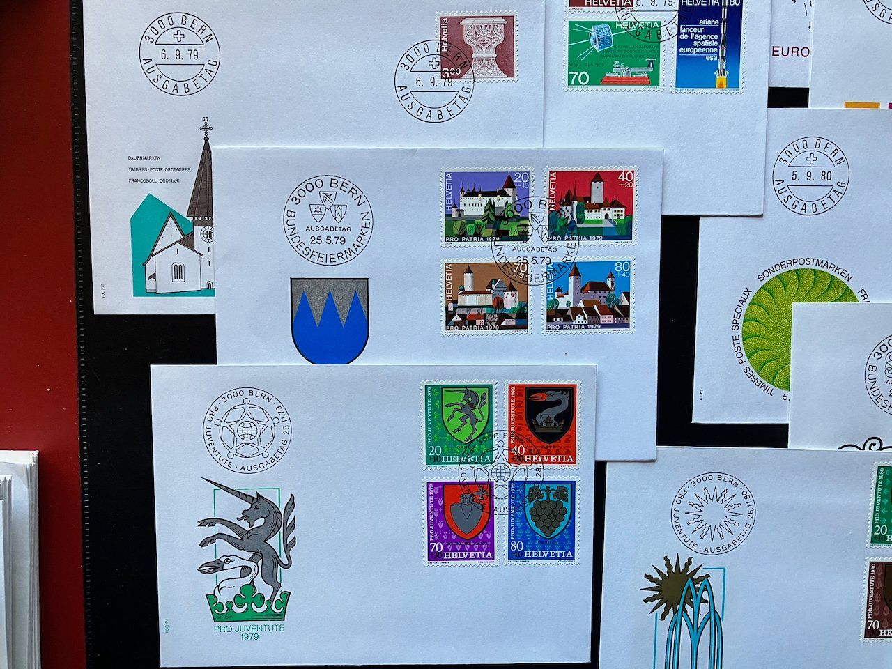 Tutti i francobolli: FDC Schweiz 1979-81 komplett – Usato da Nesslau venduto da zueri6 2