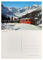 Morteratsch Montebello Kurve Pontresina Bahn RhB ABe 4/4 46