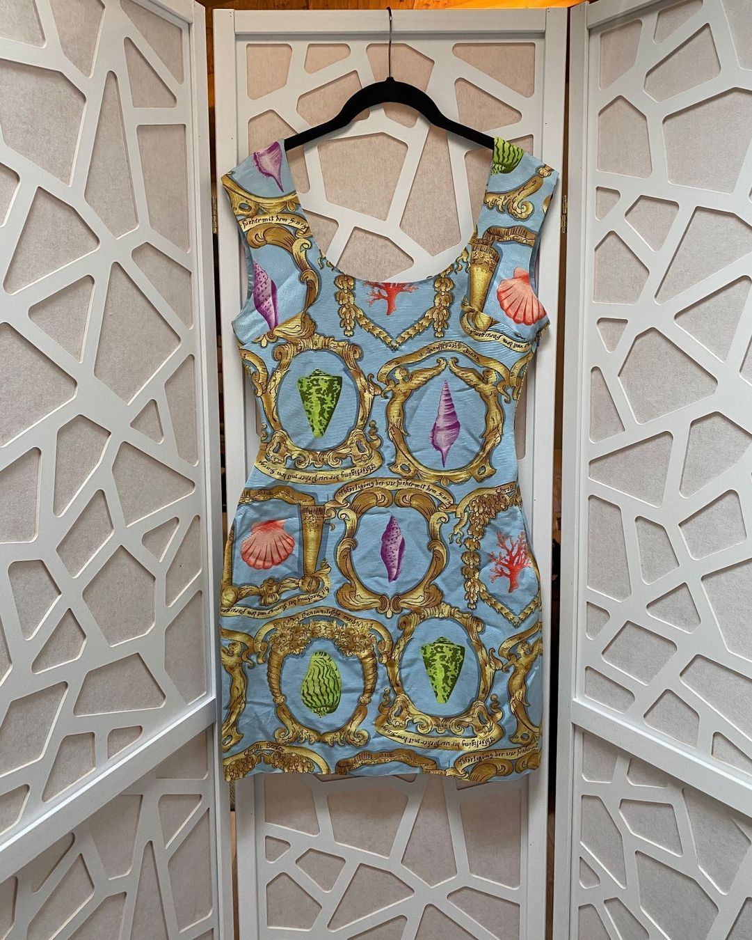 Vestiti: Robe en bleu et jaune doré – Usato da Grund b. Gstaad venduto da PlageNeige 1