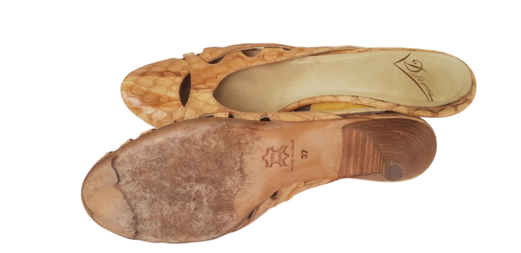 Damenschuhe: Sandalen Vintage Leder – Gebraucht aus Mörschwil von wunderkiste44 4