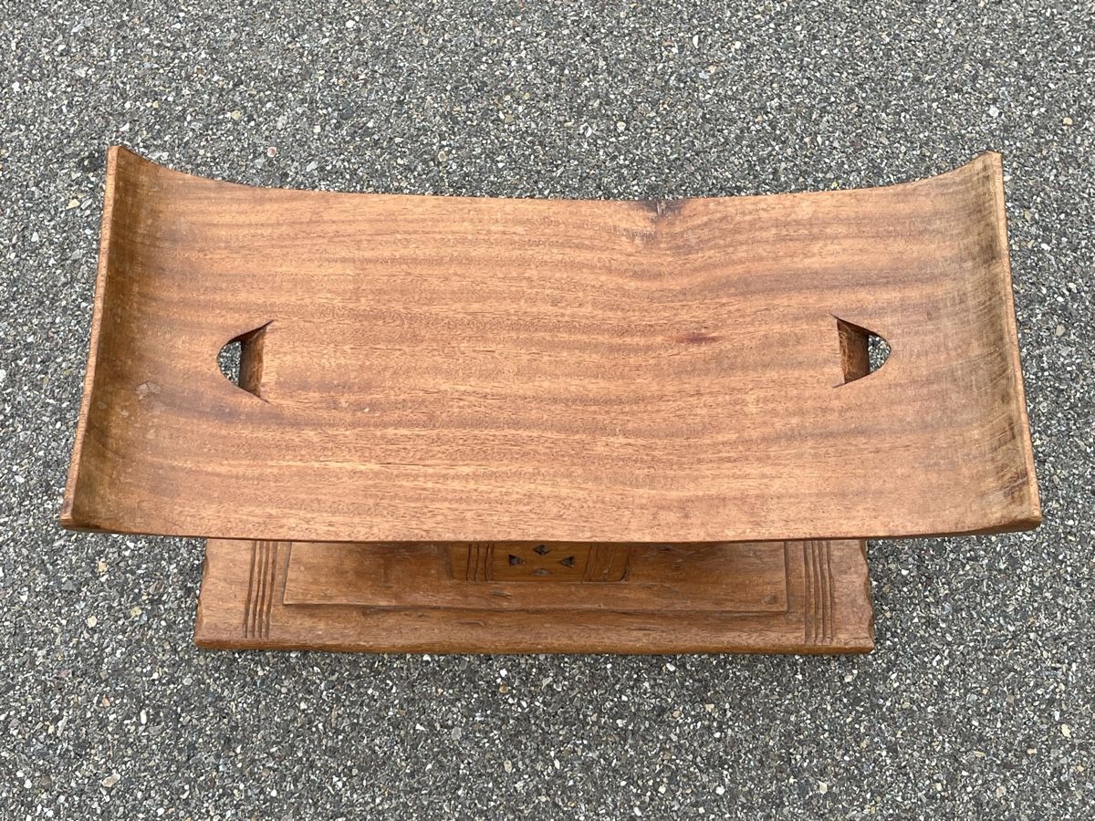 Tabourets: Vintage Ashanti-Hocker aus Ghana – D'occasion à Horgen par Grizzly83 9
