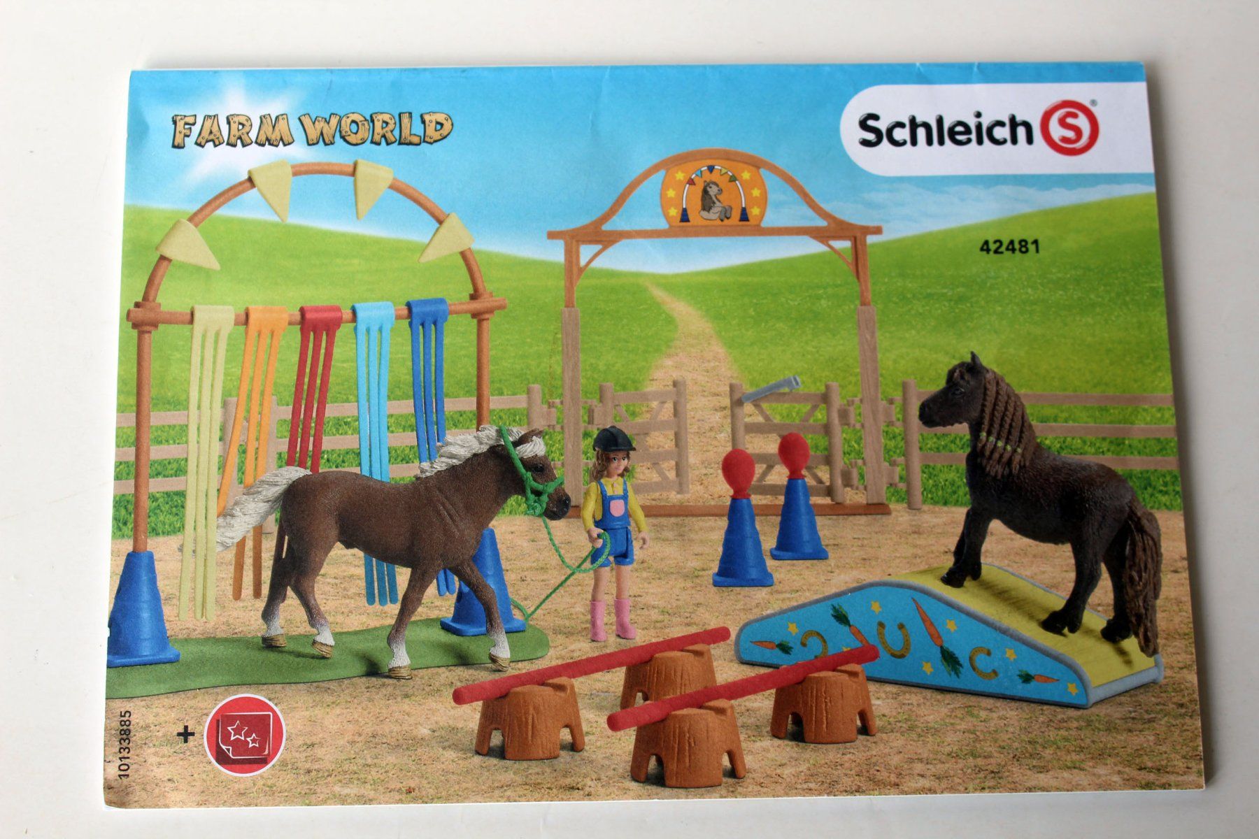 Schleich Giocattoli: SCHLEICH - Farm World "Pony Agility Training" – Usato da Roggwil BE venduto da Hemhem 3