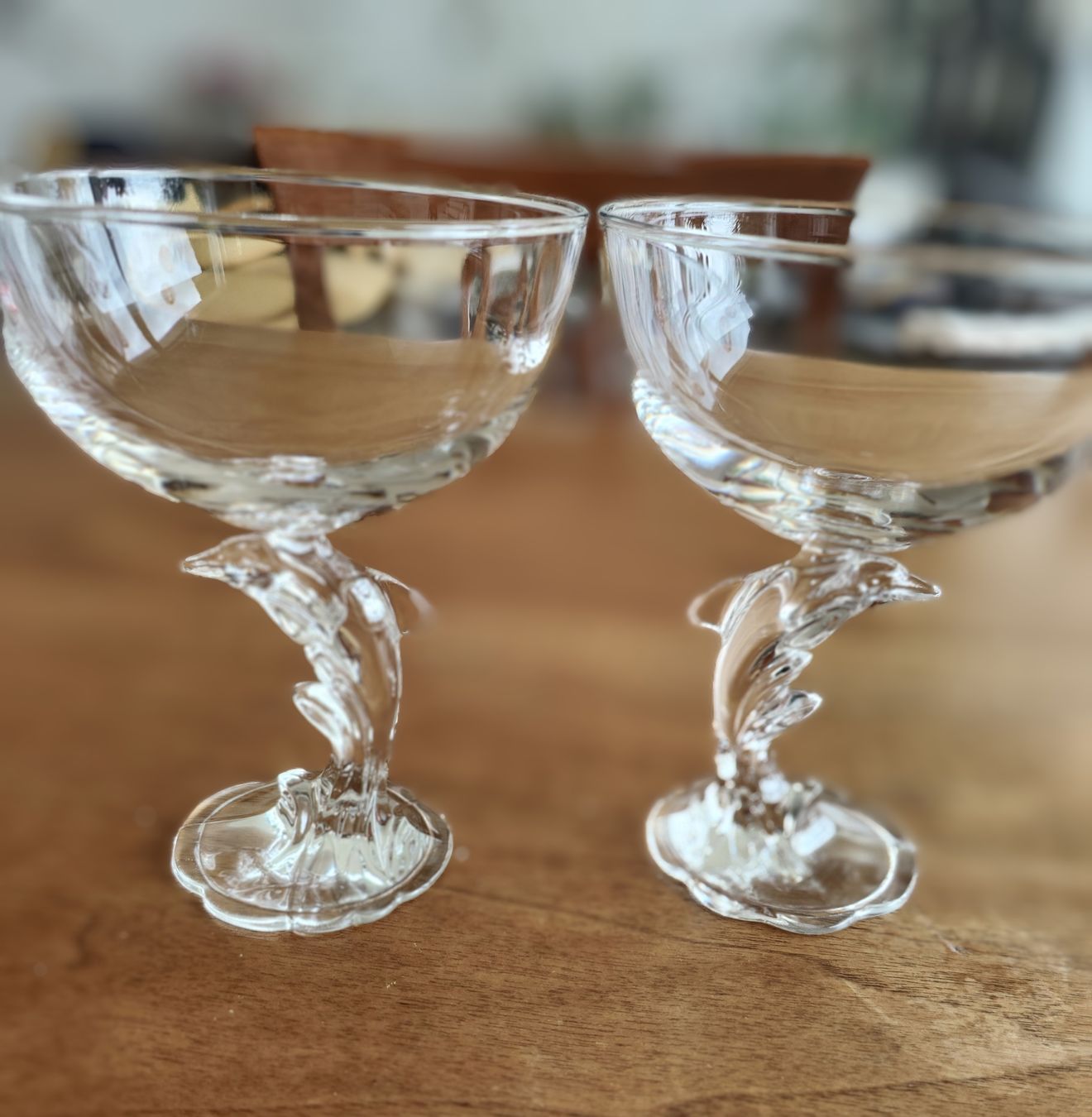 Bicchieri: Dessertschale / Champagnerglas mit Delfinfuss – Usato da Flumenthal venduto da mar_wyw8
