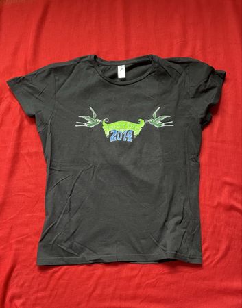 Schwarzes T-Shirt, Grösse L,  Burg Herzberg Festival 2014