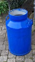 Blaue Milchkanne aus Aluminium, Vintage Look, Top Deko!