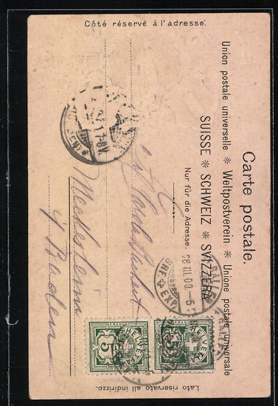 Cartes postales: Präge-Lithographie St. Gallen, Ortsansi – D'occasion à Berlin par bartko-reher 1