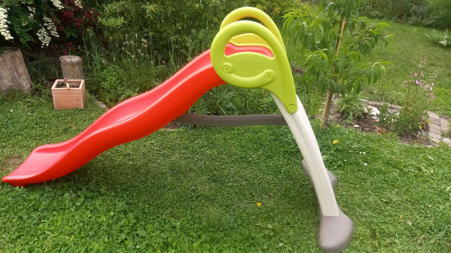 Smoby Rutschbahn: Rutsche Smoby mit Wasseranschluss – Gebraucht aus Affoltern am Albis von  5