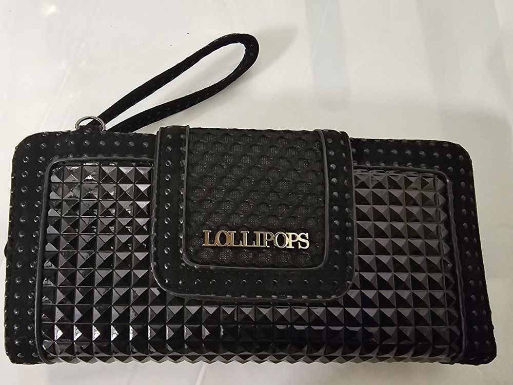 Porte-cartes (portefeuille) Lollipops Noir - Neuf Sans étiquette, Compact Et Pratique