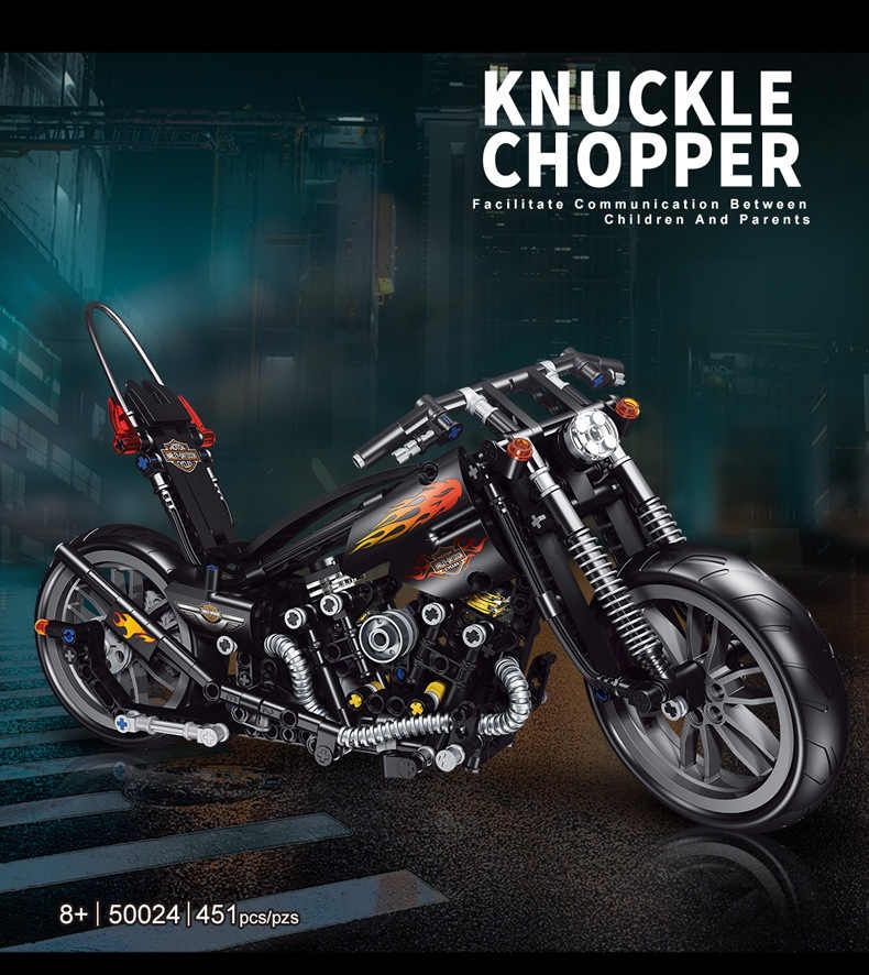 Kit di costruzioni: Chopper Motorrad 451 Teile Neu – Nuovo e nell'imballaggio originale da Beringen venduto da Nuke1 3