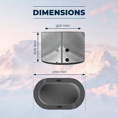 Whirlpool: Netspa Järvi Ice 300 Eisbad & Kühlset / L044 – Usato da St. Gallen venduto da Spa_at_Home911 2