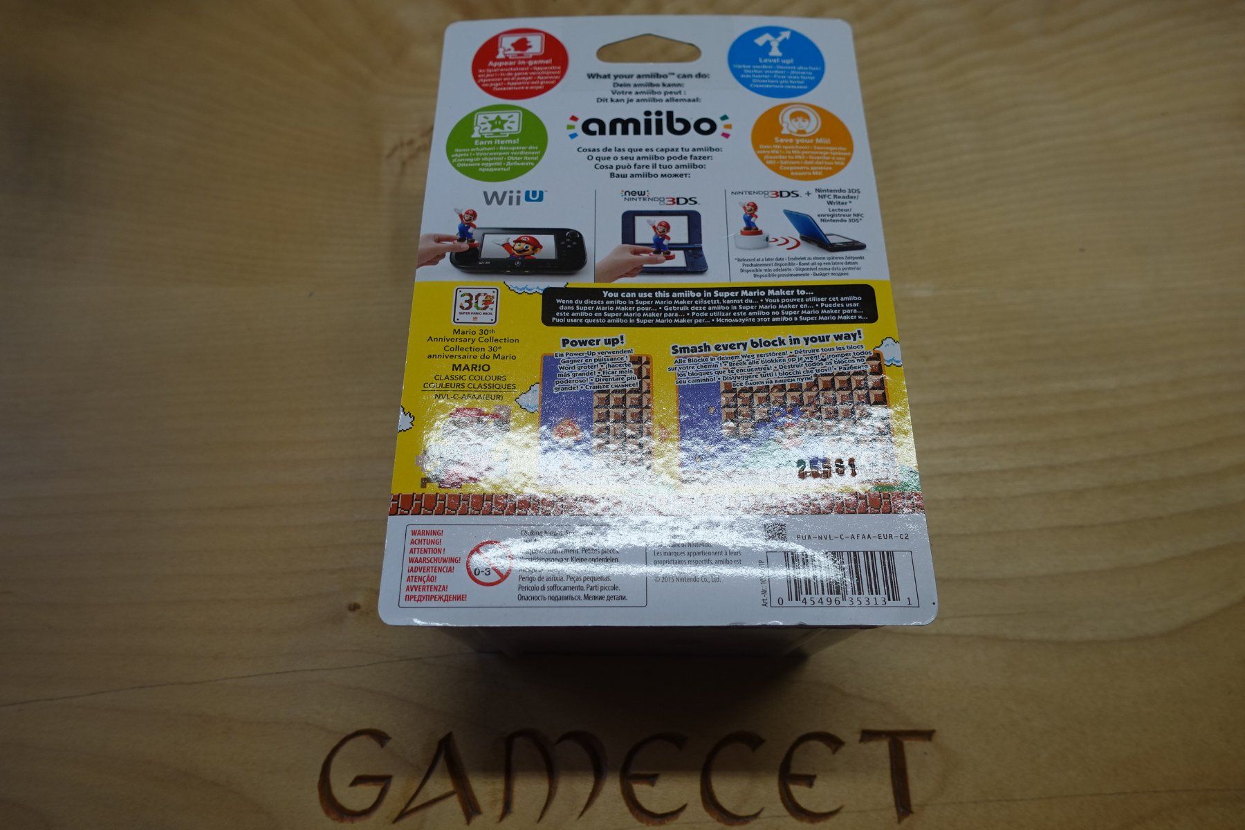 Nintendo Giochi: Mario 30th Anniversary Classic Colours Amiibo – Nuovo e nell'imballaggio originale da Steinach venduto da Gamecet 2