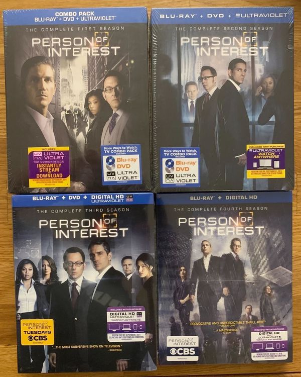 Person of Interest Season 14 Bluray (Neu und originalverpackt) in