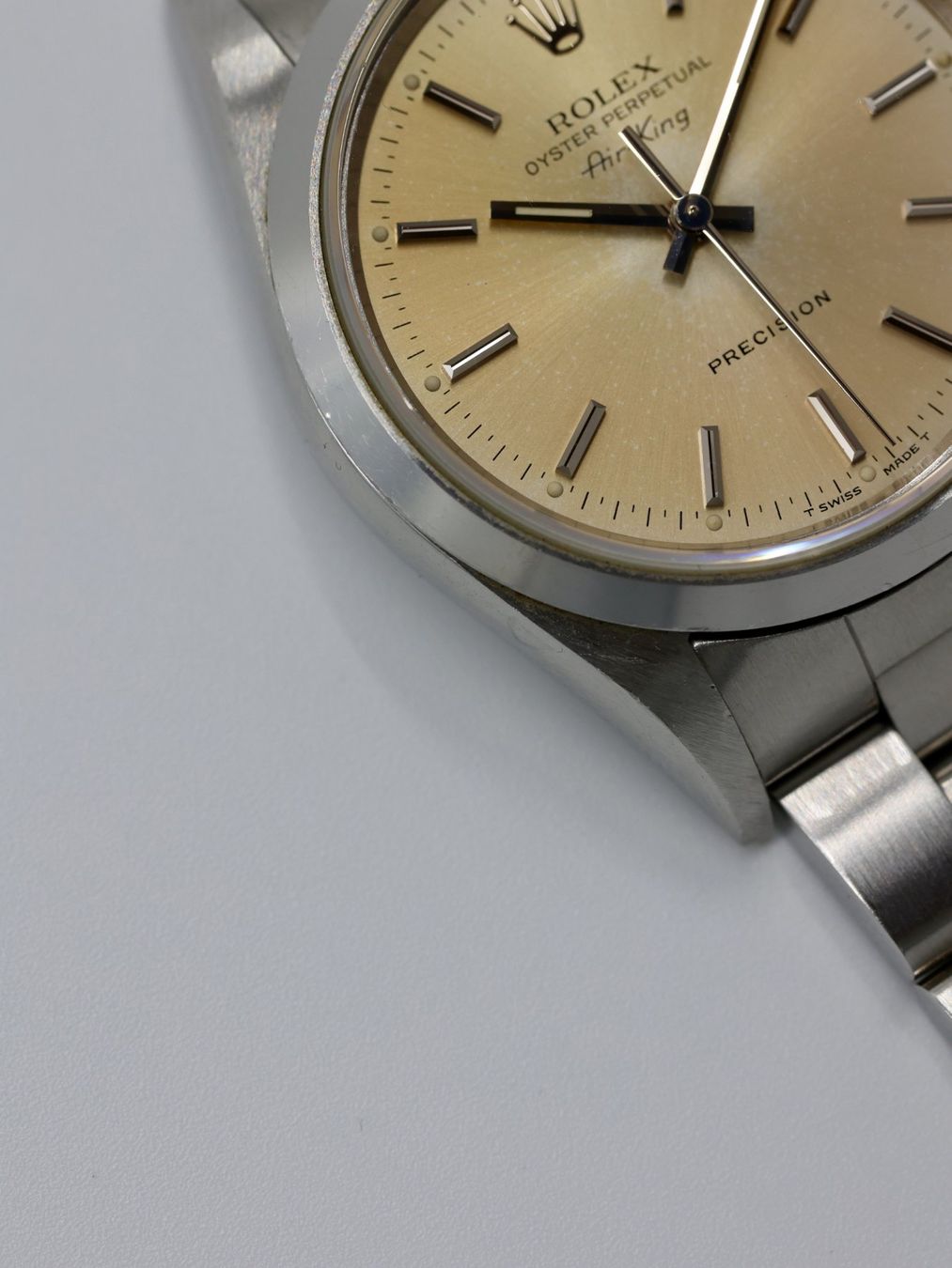 Rolex Orologi: Rolex Air-King 14000 'Cream Dial' – Usato da Zürich venduto da Lazulivintagewatches 4