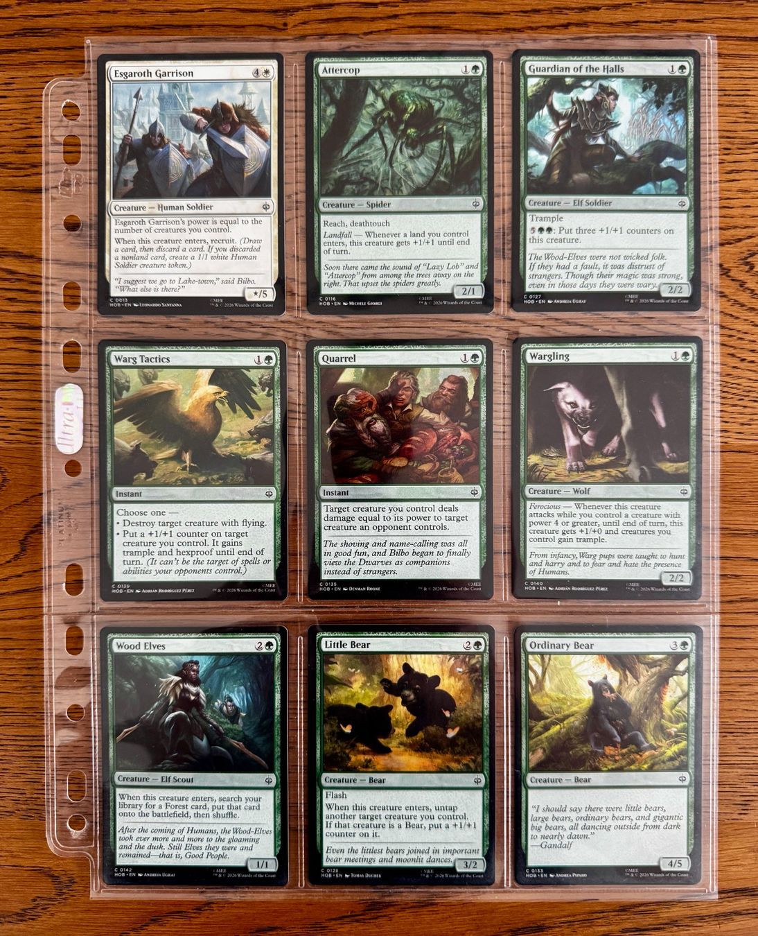 Magic The Gathering Cartes à collectionner: The Hobbit Common Set 65/65 – Neuf (Voir description) à Rechthalten par hosme_be 1
