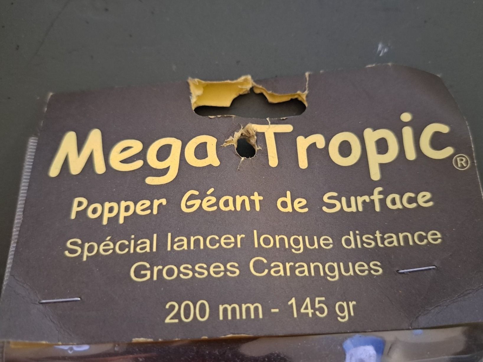 Esche: Popper géant Mega Tropic giant Popper – Nuovo e nell'imballaggio originale da Fribourg venduto da versus702 1