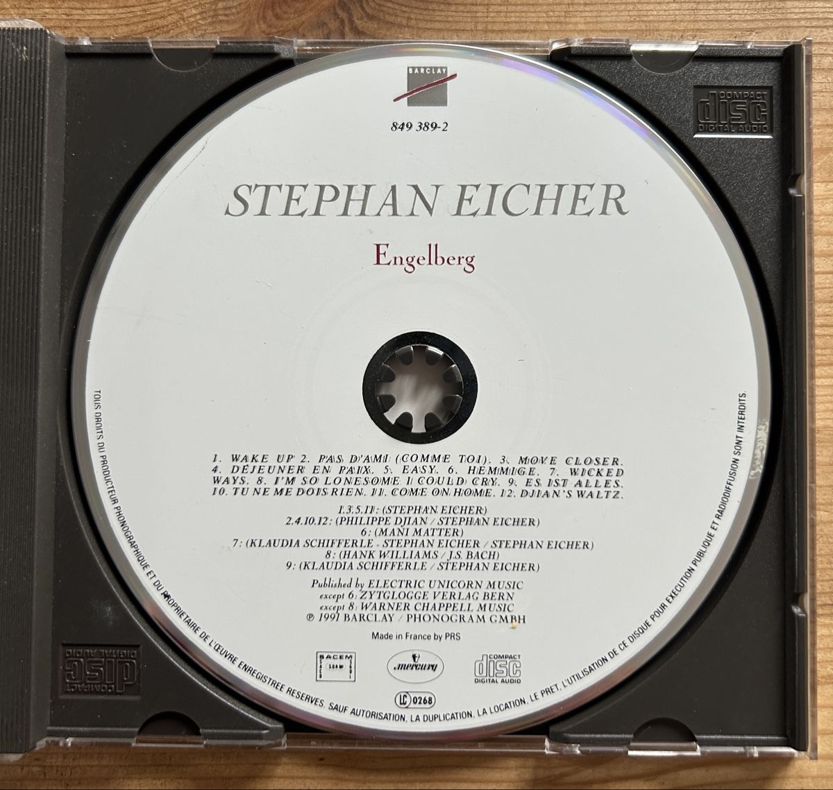 CDs: CD Stephan Eicher Engelberg – Gebraucht aus Brislach von gre_t5pb 3