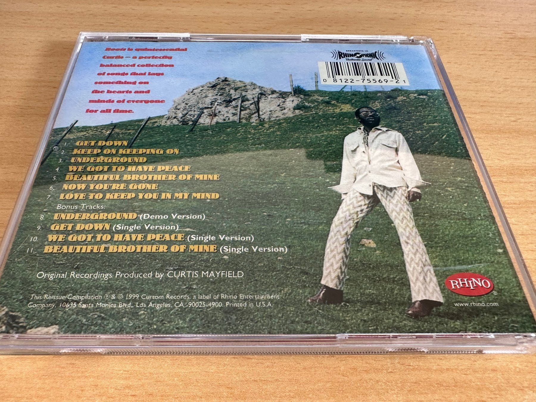 CD: Curtis Mayfield – Roots – Usato da Rikon im Tösstal venduto da Alpenmutz 1