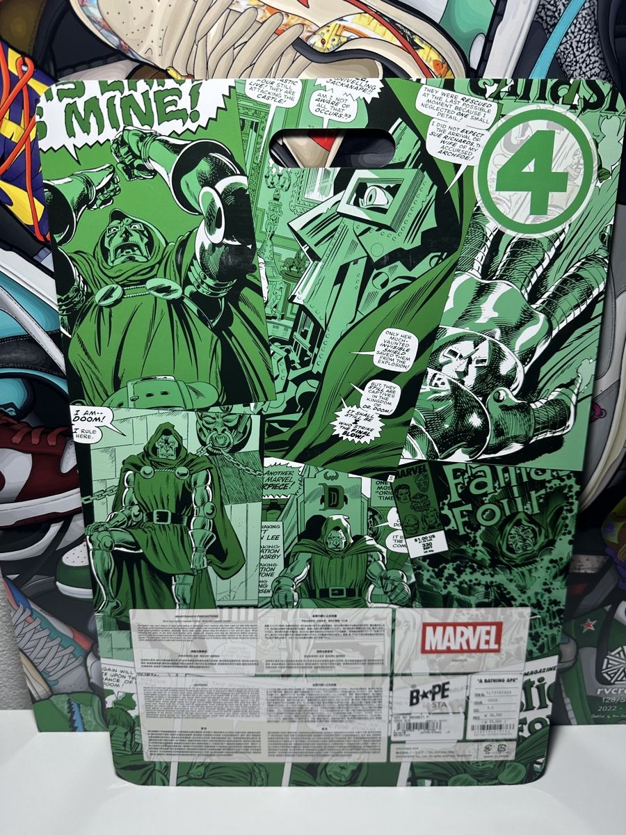 Bape Scarpe da uomo: A Bathing Ape Bape Sta Marvel Dr.Doom Gr.43 – Nuovo e nell'imballaggio originale da Freidorf TG venduto da kickznlacez 9