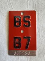 Velonumer BS 87 Fahrrad vintage Plaque Vélo
