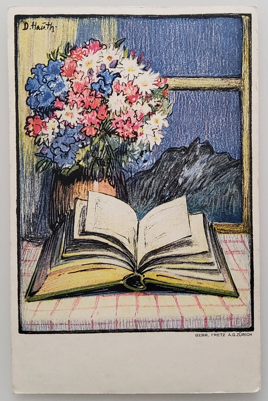 Tutti i francobolli: Bundesfeierpostkarte Nr.35 - 1922 - Das Lesebuch – Nuovo (secondo la descrizione) da Buchrain venduto da mue_kru