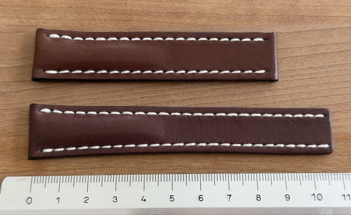 Breitling Montres: Original BREITLING 20/18mm Lederarmband NEU – Neuf (Voir description) à Embrach par selfie13 1