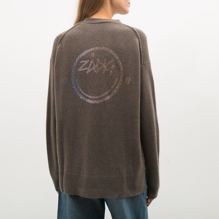 Zadig&Voltaire taupe cashmere cardigan size L