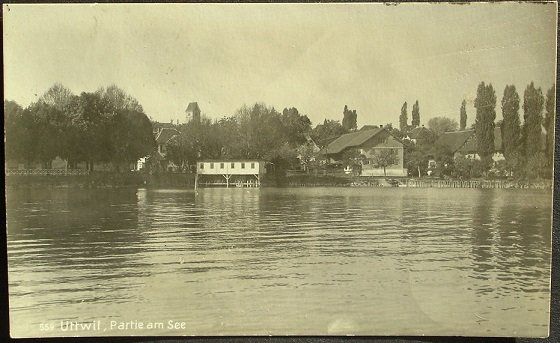 Ansichtskarten: UTTWIL Partie am See – Gebraucht aus Jona von philajona