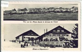 Vue des Alpes - Hotel Tete de Ran