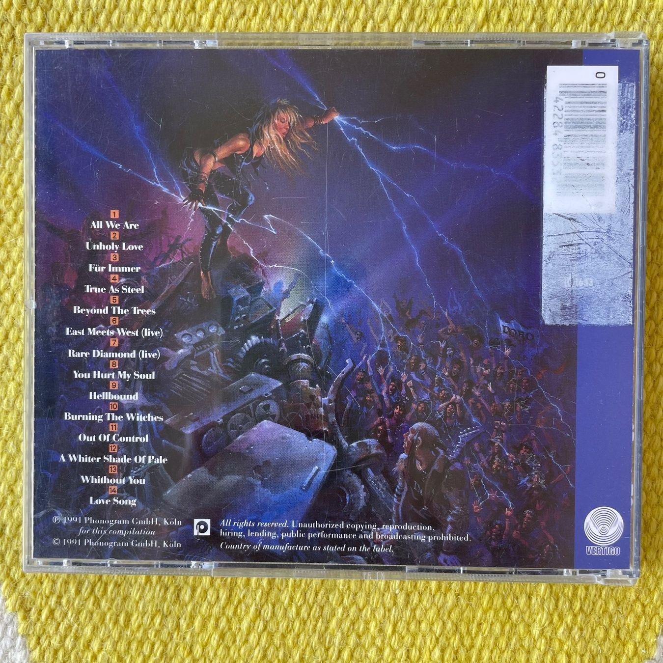 CD: DORO-RARE DIAMONDS – Usato da Rorschacherberg venduto da CD-Roli 1