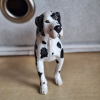 Spielfigur Schleich Hund Dalmatiner weiss schwarz