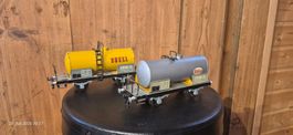 BUCO Schweiz Spur 0 SBB Shell und ESSO Kesselwagen ( Blech )