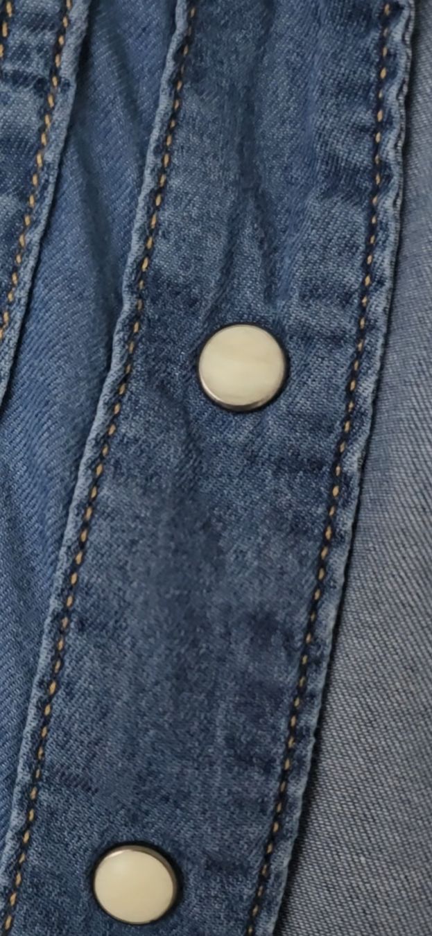 Only Blusen: Jeans-Hemd / Jeansbluse Denim von Only, Denimblau – Neu (gemäss Beschreibung) aus Lenzburg von Lavendercupcake 4