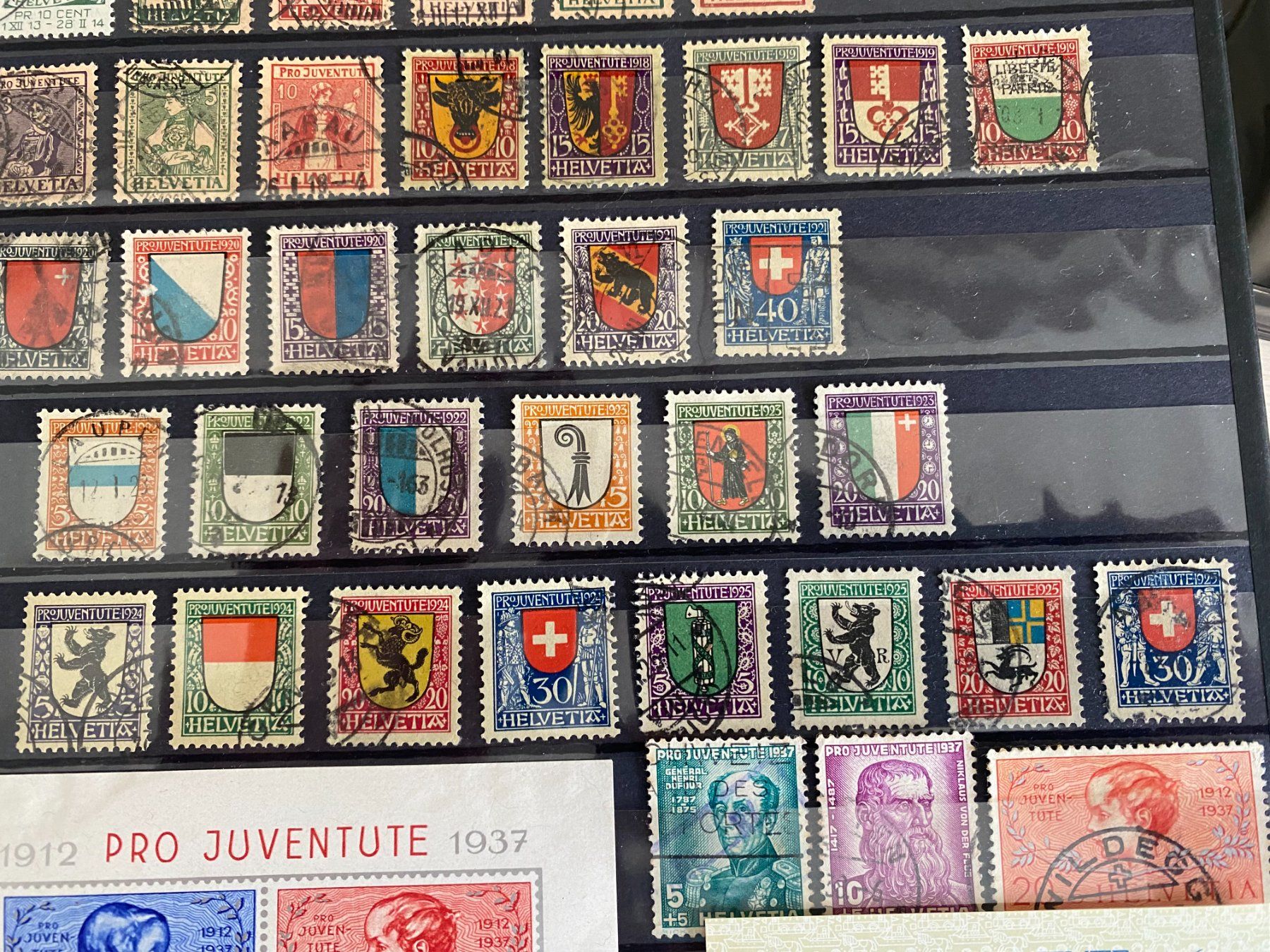 Alle Briefmarken: Briefmarken Sammlung Pro Juventute Schweiz – Gebraucht aus matten b. interlaken von jfran17 4