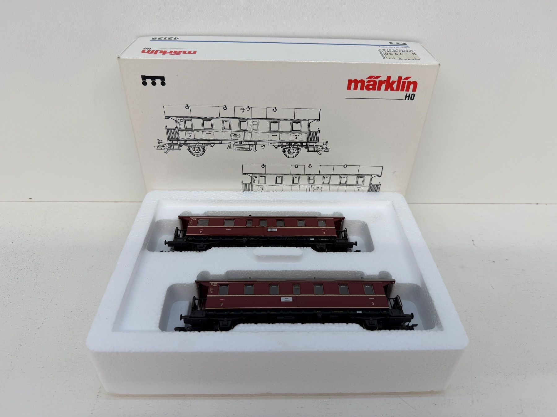 Märklin Modellini di ferrovie: Märklin 43138 Wagen-Set "Donnerbüchsen" – Usato da Büsserach venduto da ModellbahnDepot 1