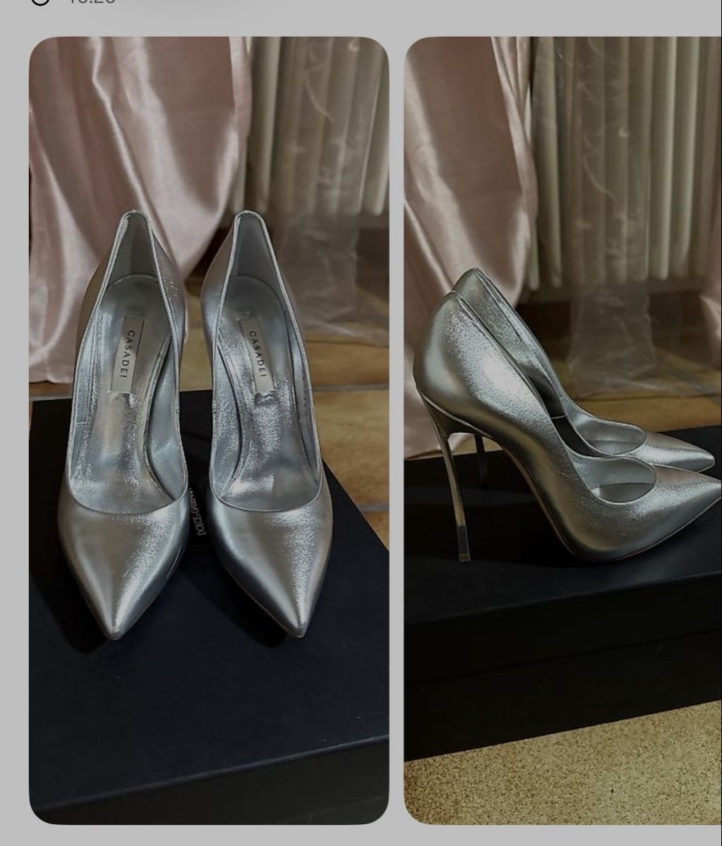 Scarpe da donna: Scarpe blade  casadei colore argento  – Nuovo (secondo la descrizione) da Figino venduto da ehi_tr8t 1