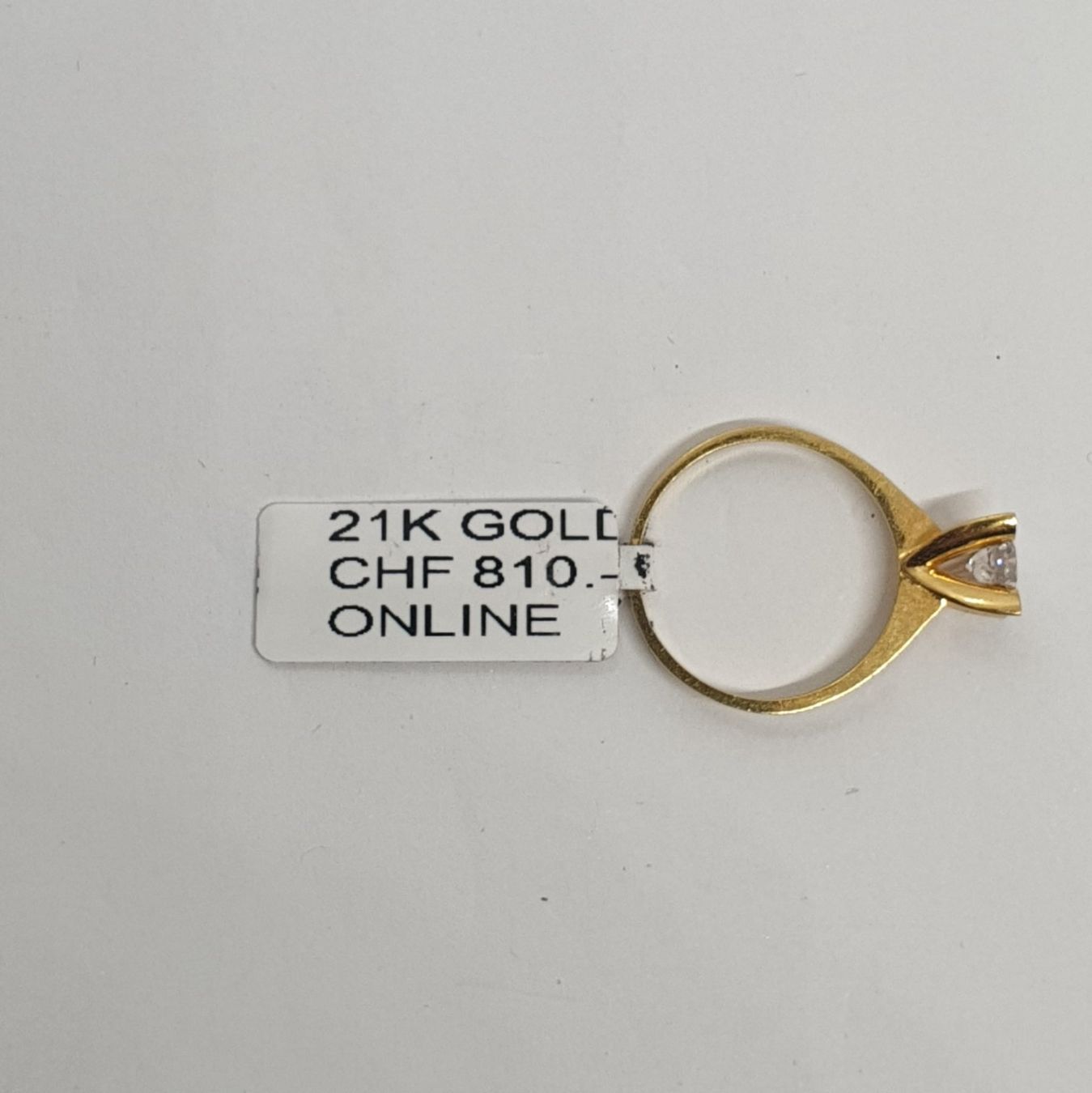 Anelli: Echt 21K Gold Ring – Usato da Luzern venduto da Goldhaus-Luzern 1