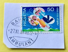 CH Briefmarken VOLLGESTEMPELT Bahnpost