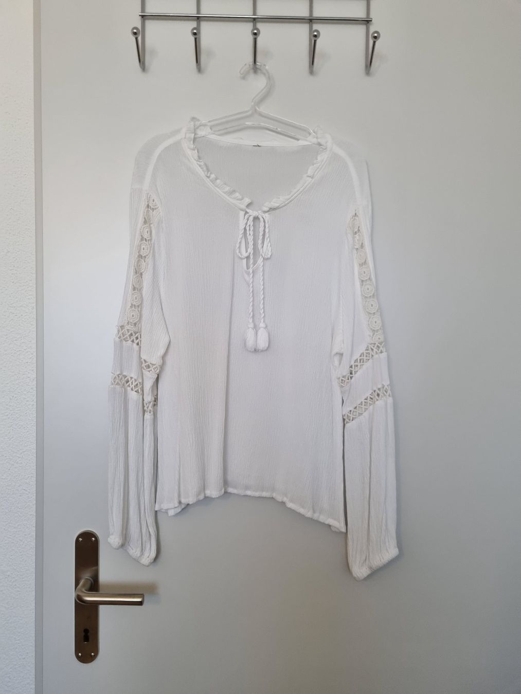 Camicette: Bluse Viskose weiss Gr. M – Nuovo (secondo la descrizione) da Zofingen venduto da Felpa