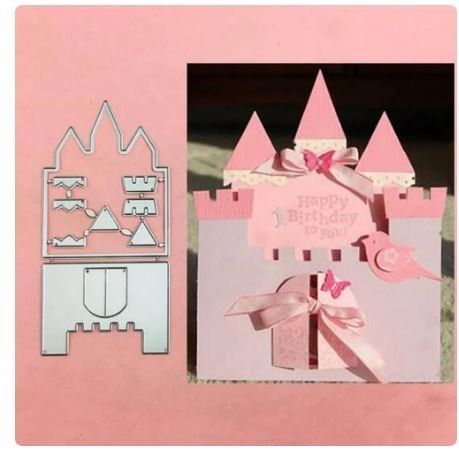 Schablonen: Neues Set  Stanzschablonen kleines Schloss – Neu und originalverpackt aus Effretikon von wenuss 3