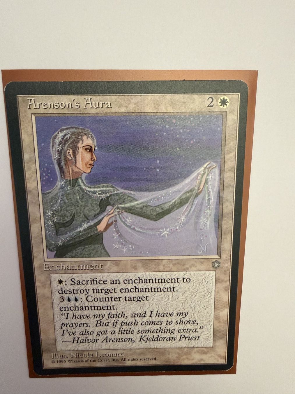 Magic The Gathering Carte collezionabili: Carte Magic The Gathering Arenson's Aura – Usato da Kloten venduto da Mumiiin 1