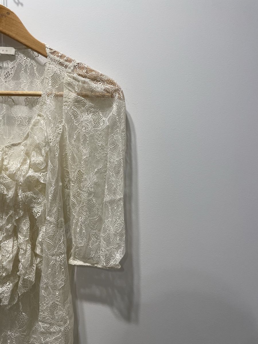 Sandro Camicette: Sandro Blouse Dentelle (Taille-1) – Nuovo (secondo la descrizione) da Genève venduto da rom_8nwv 2