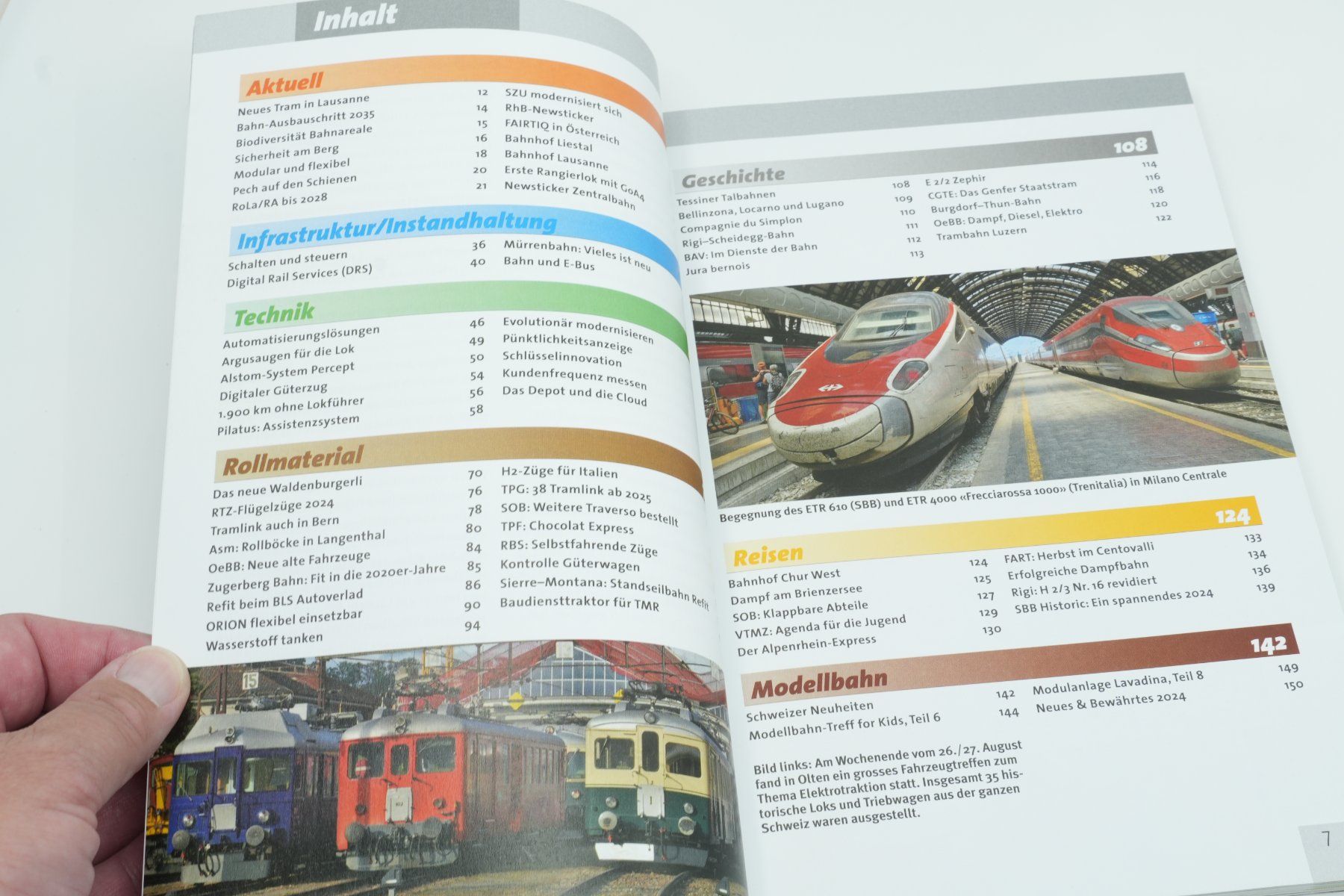 Libri: Bahn-Jahrbuch Schweiz 2024 – Usato da Jona venduto da hepy 1
