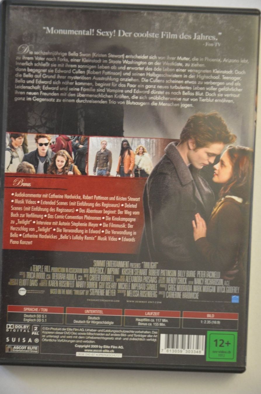 Alle DVDs: twilight Biss zum Morgengrauen – Neu (gemäss Beschreibung) aus Wetzikon ZH von bausie 1