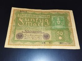 Billet 50 Mark, Allemagne 1919