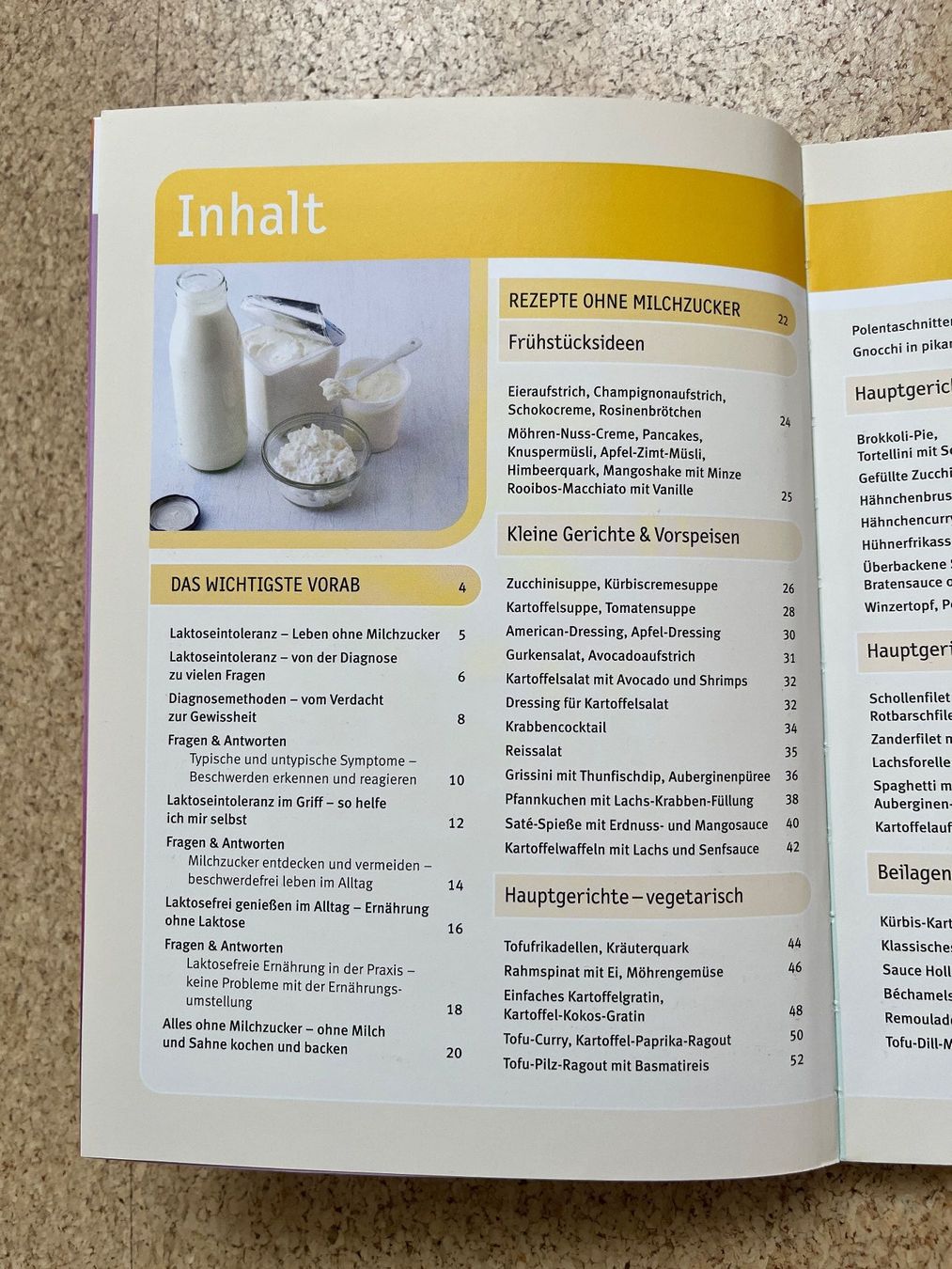 Libri: Buch Softcover "Gesund essen bei Laktoseintoleranz" – Usato da Grosswangen venduto da Vita500 2