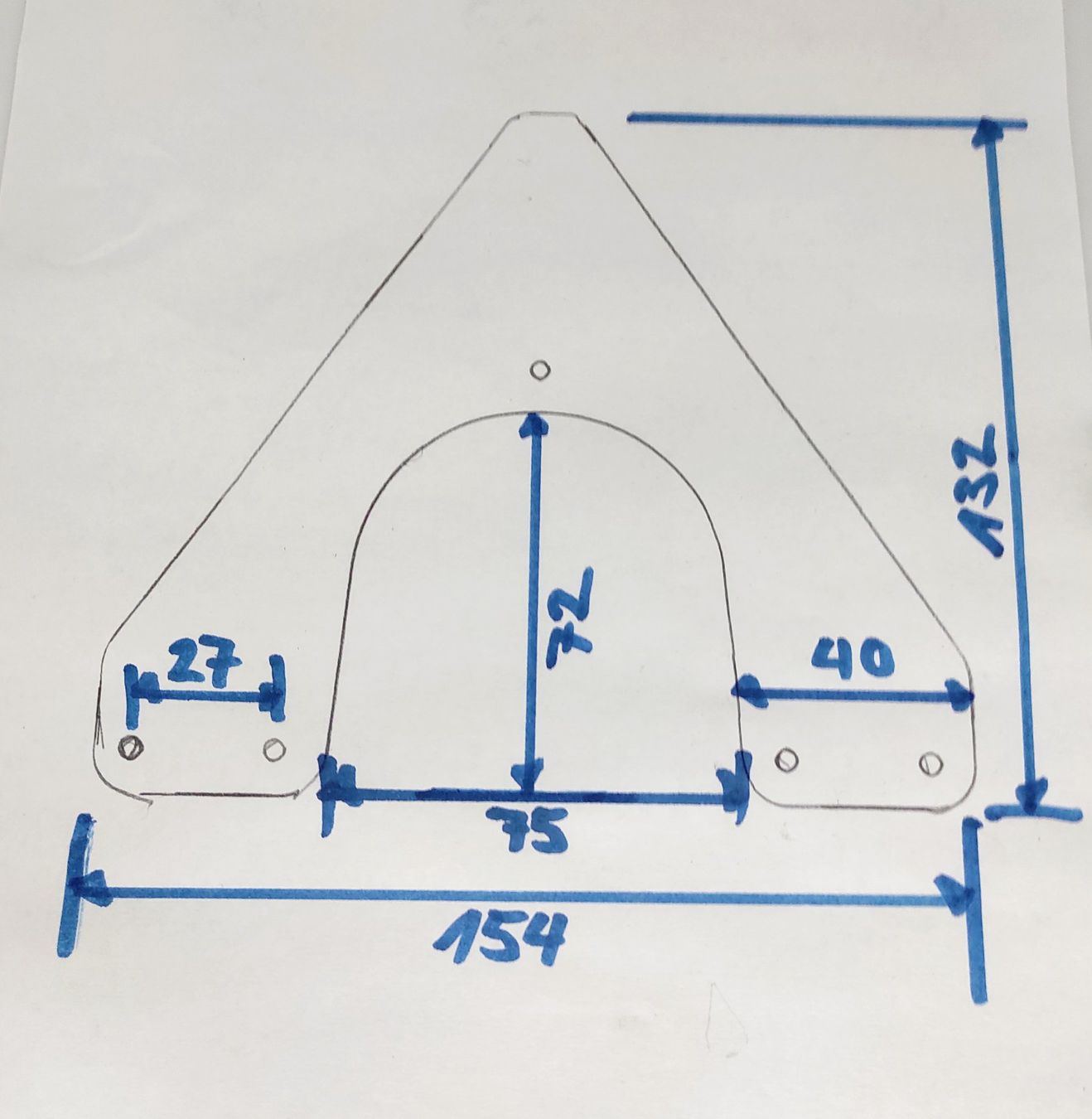 Pezzi di ricambio: TANGE Fork Arch Gabelbrücke cantilever version - classic MTB – Usato da Grenchen venduto da stilvortalent71 5