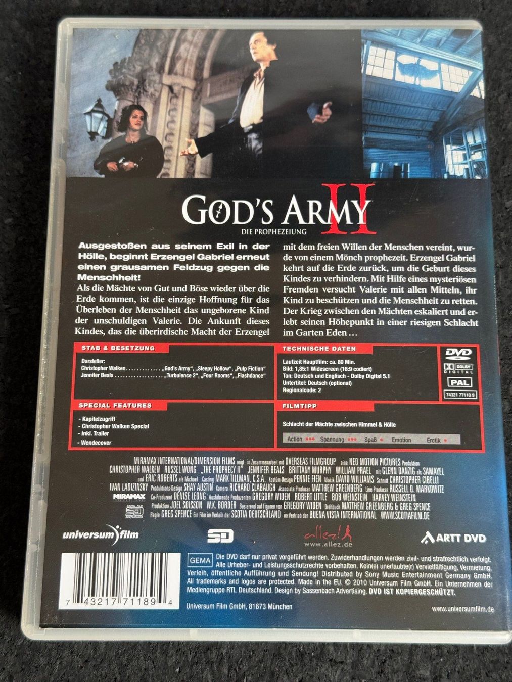 Tutti i DVDs: GOD's ARMY 2 "Die Prophezeiung" DVD DE/EN – Usato da Fribourg venduto da tschjoly 1