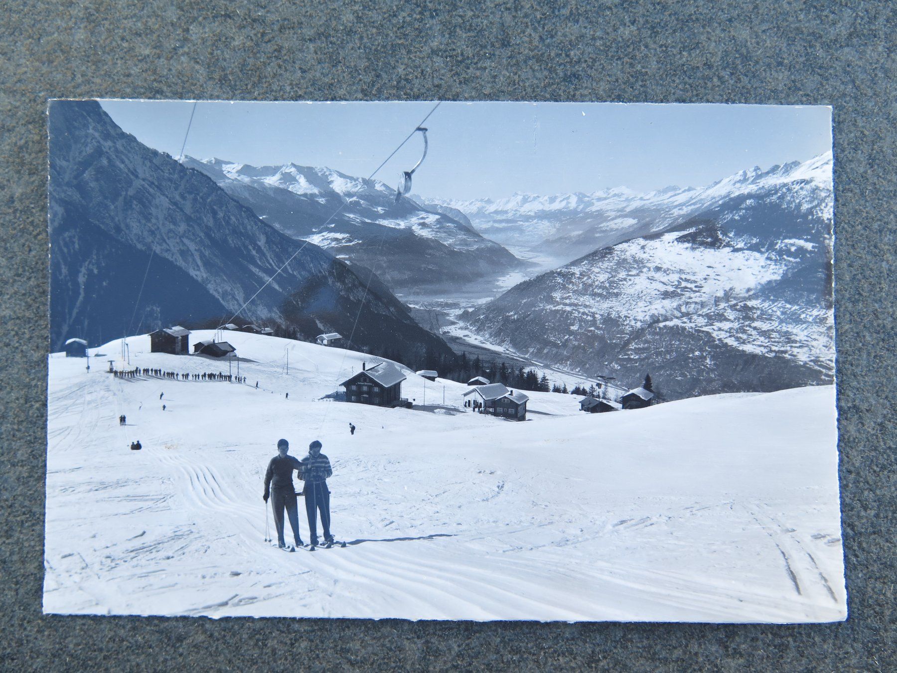 Ansichtskarten: ROSSWALD OB BRIG - SKILIFT – Gebraucht aus Wittenbach von lipasal